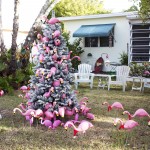 flamingo christmas tree